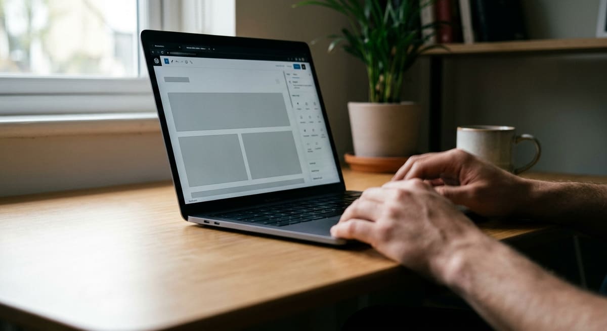 Écran affichant l'interface de Google Sites pendant la création d'un site pas à pas