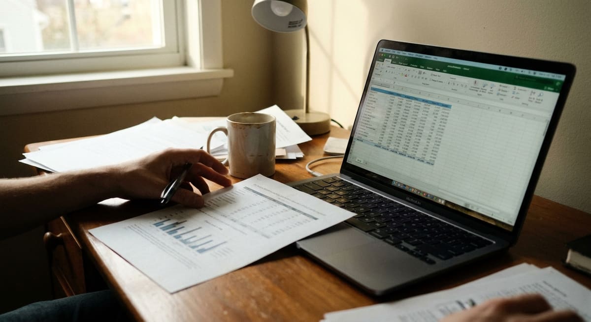 Tableau de suivi des backlinks et domaines référents dans un tableur pour débutant